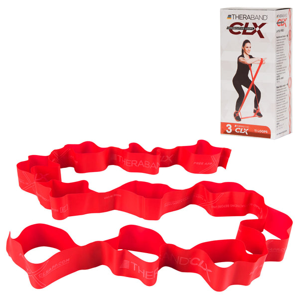TheraBand CLX Rosso - Media Resistenza - 2mx5cm - 997895