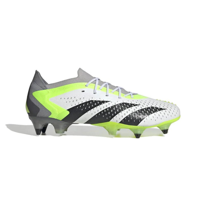 Adidas Predator Accuracy.1 L SG IF2292 Grigio/Bianco/Verde - Grossi Sport SA