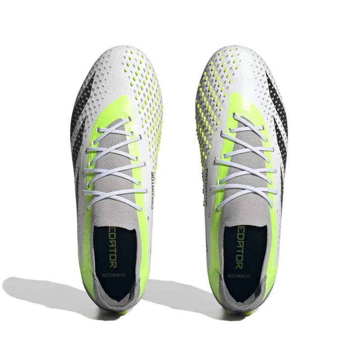 Adidas Predator Accuracy.1 L SG IF2292 Grigio/Bianco/Verde - Grossi Sport SA