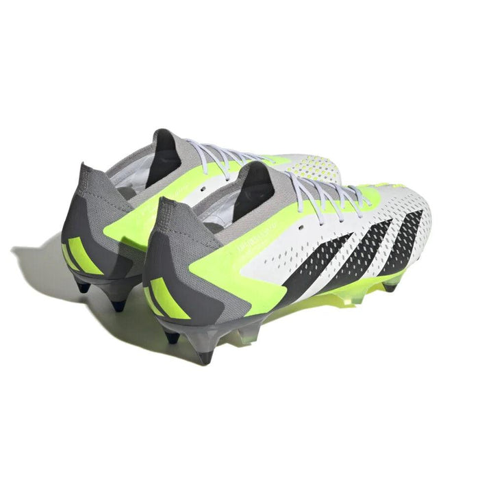 Adidas Predator Accuracy.1 L SG IF2292 Grigio/Bianco/Verde - Grossi Sport SA