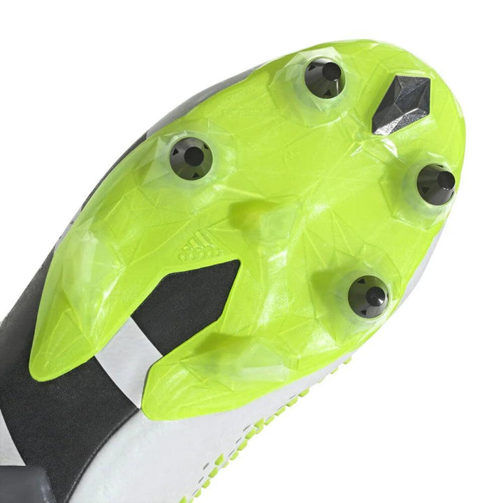 Adidas Predator Accuracy.1 L SG IF2292 Grigio/Bianco/Verde - Grossi Sport SA