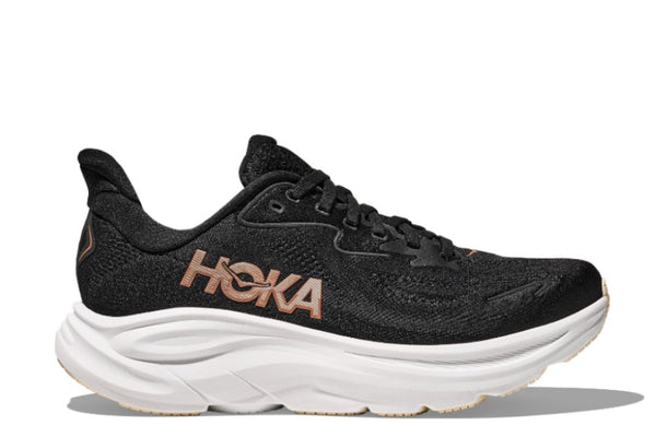 Hoka W Clifton 10 - 1162031 - Black / Rose Gold